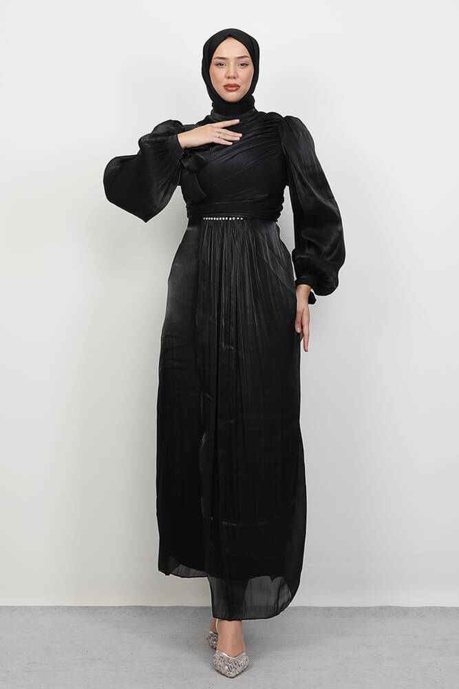 Ahunisa Yoryo Abiye Siyah 