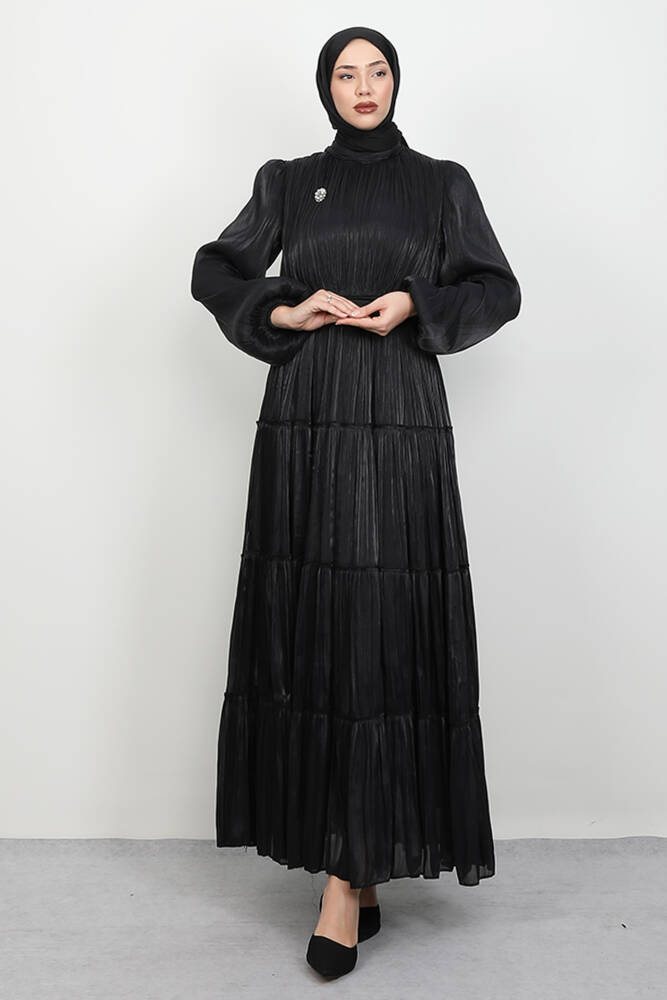 Aydeniz Broş Abiye Siyah - LAMİAGİYİM