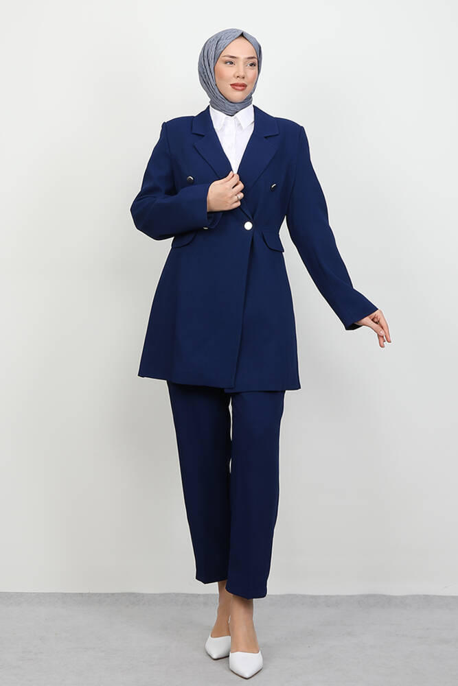 Blazer Ceket Takım Lacivert - LAMİAGİYİM