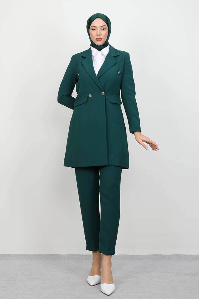 Blazer Ceket Takım Zümrüt - LAMİAGİYİM