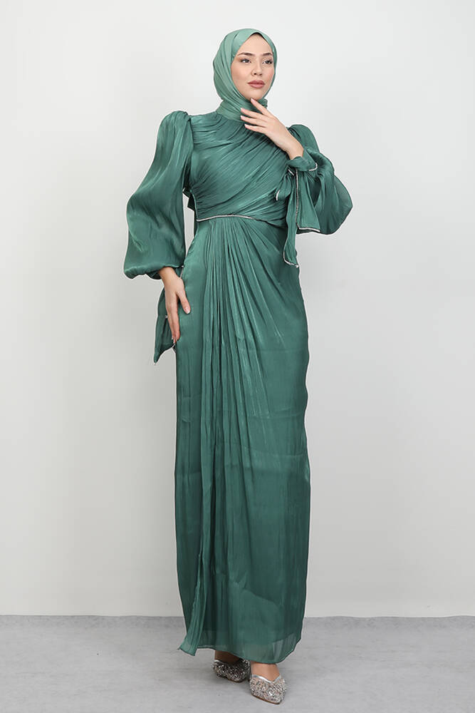 İdil Tesettür Abiye Mint 