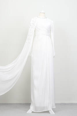 İlkin Yoryo Abiye Beyaz - LAMİAGİYİM