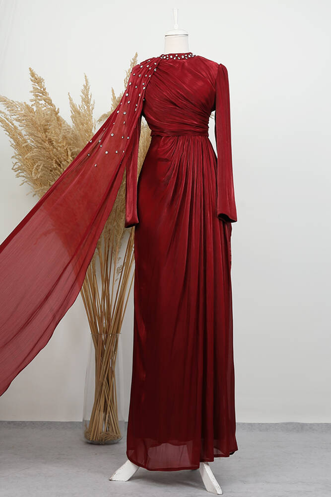 İlkin Yoryo Abiye Bordo 