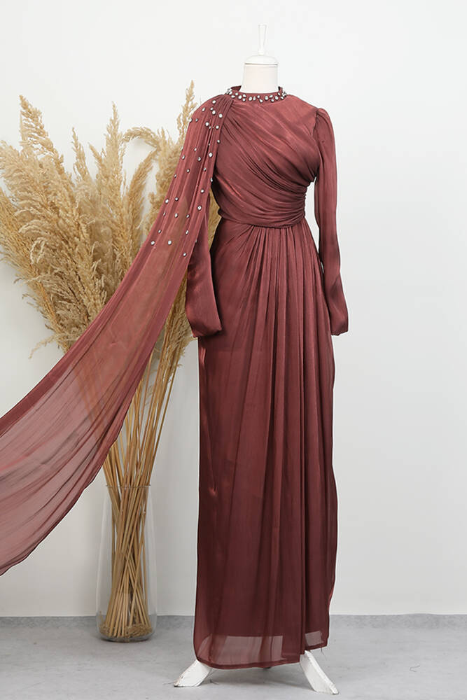 İlkin Yoryo Abiye Gül Kahve 