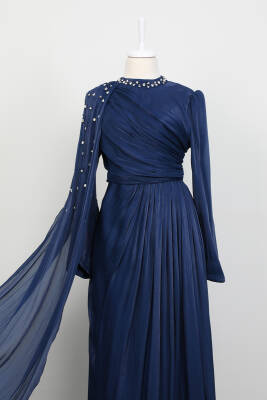 İlkin Yoryo Abiye Lacivert - LAMİAGİYİM