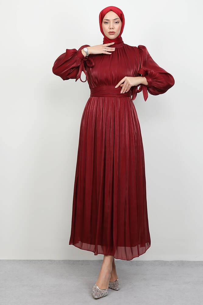 Karmen Yoryo Elbise Bordo - LAMİAGİYİM