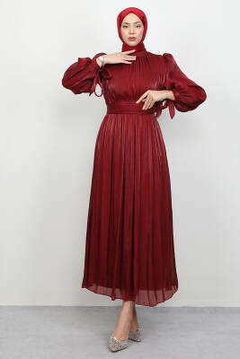 Karmen Yoryo Elbise Bordo - LAMİAGİYİM