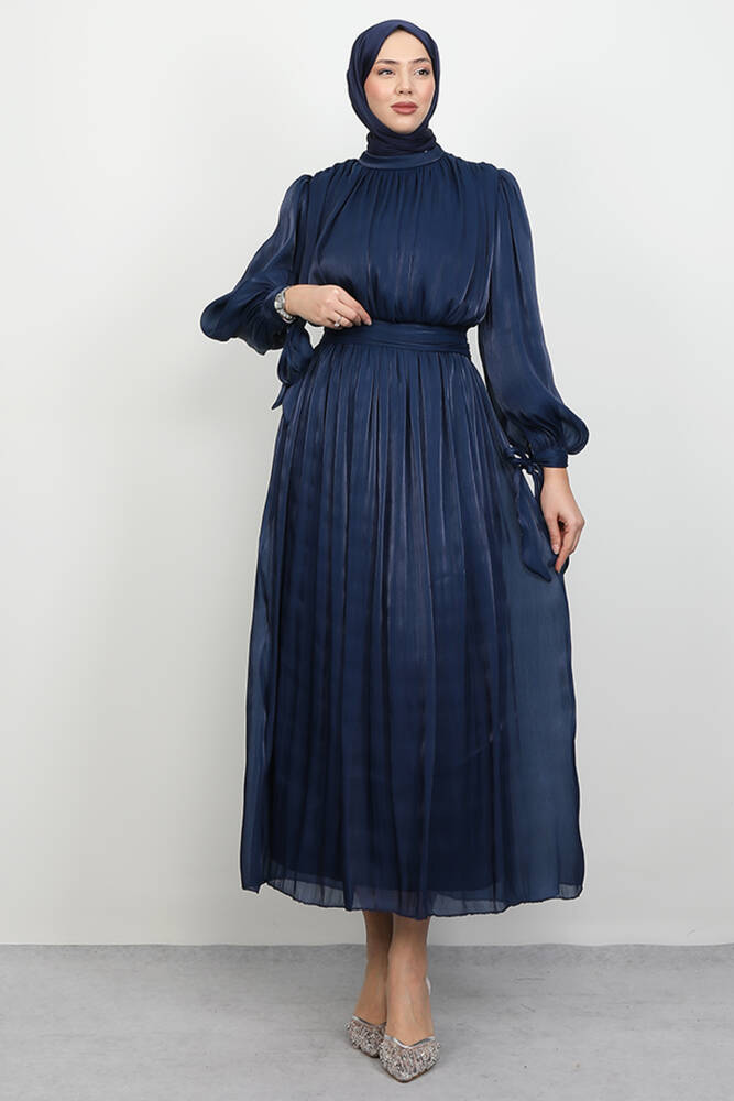 Karmen Yoryo Elbise Lacivert - LAMİAGİYİM