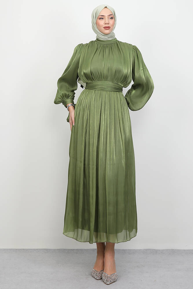 Karmen Yoryo Elbise Soft Yeşil - LAMİAGİYİM