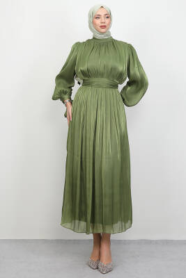 Karmen Yoryo Elbise Soft Yeşil - LAMİAGİYİM