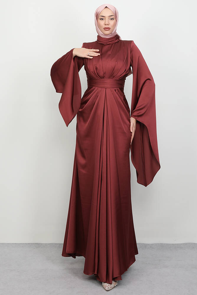 Lavinya Saten Abiye Gül Kurusu 