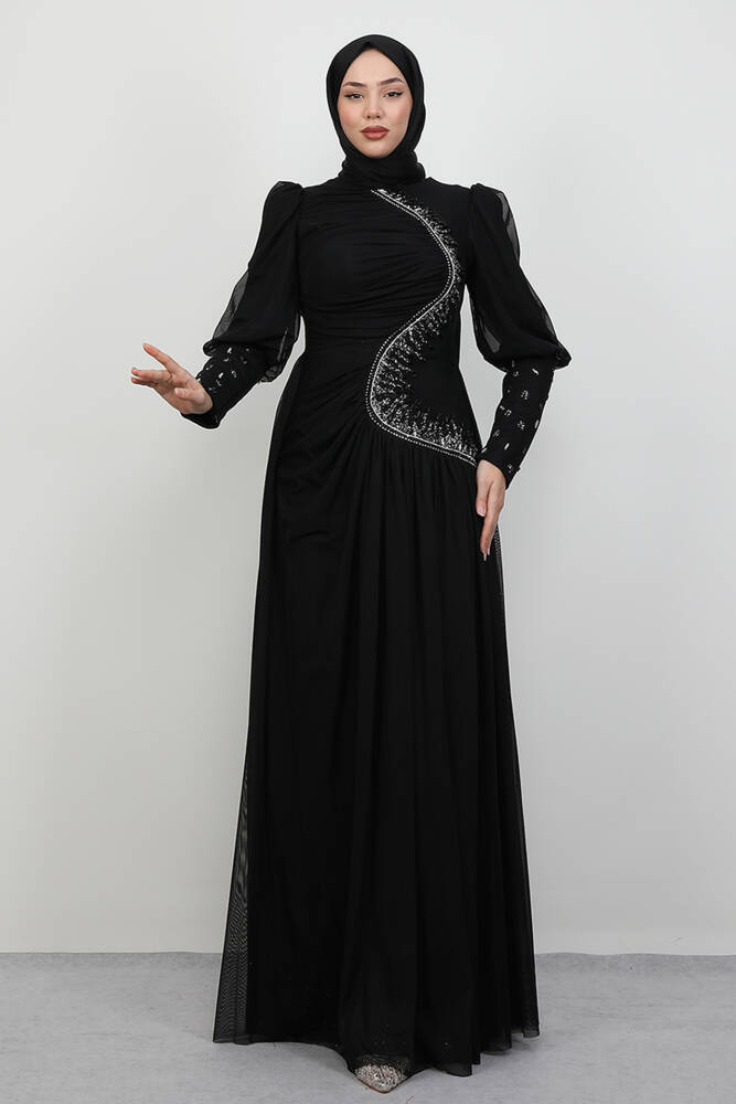 Mars Manşet Abiye Siyah 