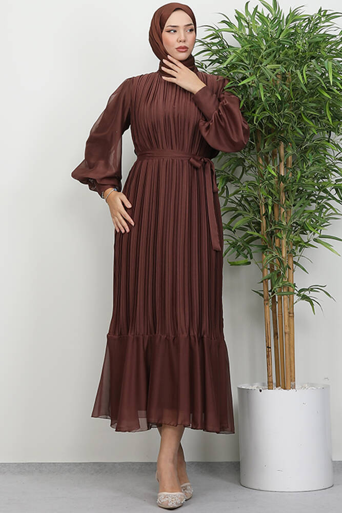 Piliseli Janjan Abiye Kahve - LAMİAGİYİM