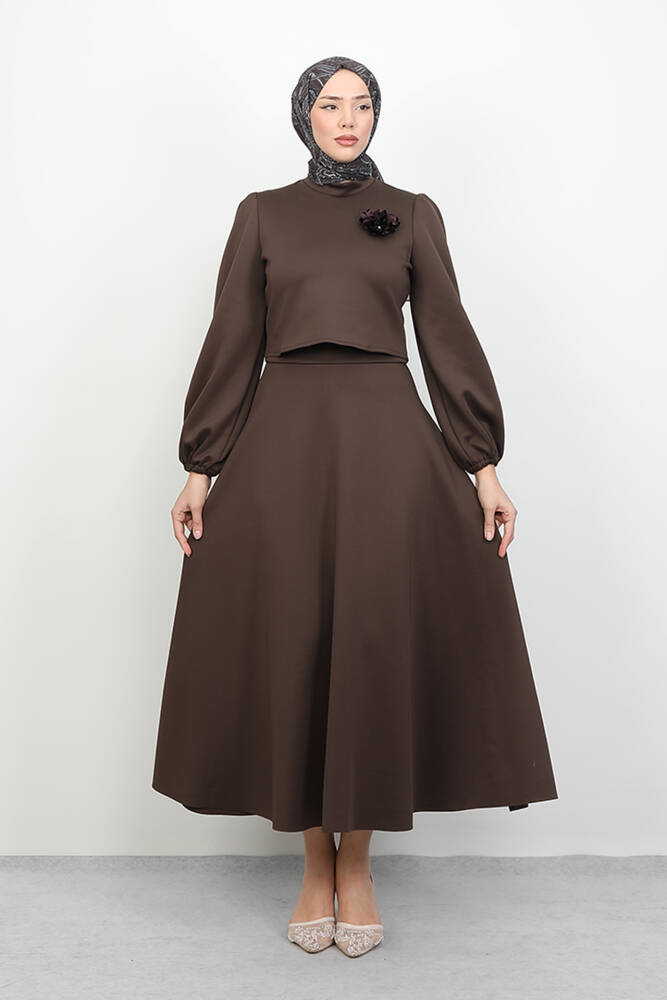 Prenses Skuba Takım Acı Kahve 