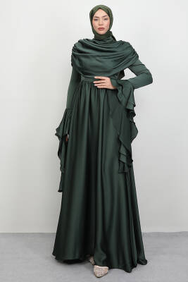 Rozalin Saten Abiye Haki - LAMİAGİYİM