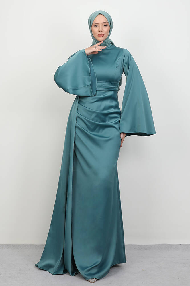 Yasemin Saten Abiye Mint 